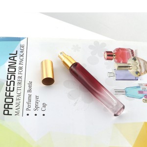 Custom colors round cylinder tester 10ml perfume bottle