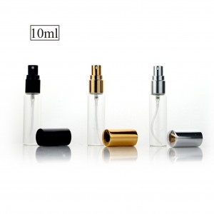 10ml glass perfume bottle with box packaging