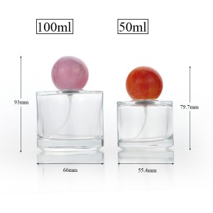 50ML Round Glass Sphere Perfume Bottle