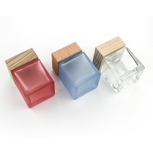 110ml Clear Blue Pink Square Diffuser Bottles Wholesale