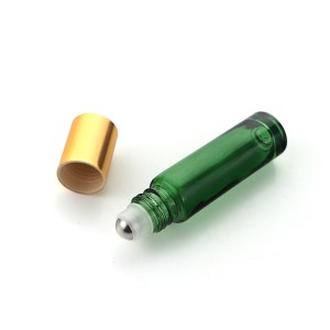 10ml Customized Colour Green Roll On Bottle