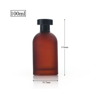 100ml Custom Colour Cylinder Round Spray Perfume Bottle