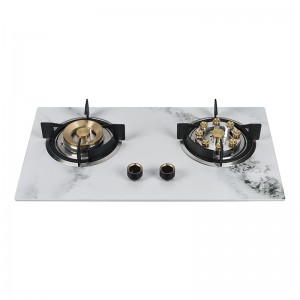 Brass double gas burner built-in gas hob supplier stove manufacturers two burner RDX-GH072