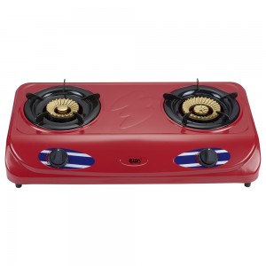 China modern top commercial colourful restaurant home use 2 burner cheap price cooking gas stove RD-GD164