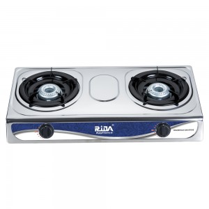 Cheap price gas burner stainless steel cooktop 2 burner gas cooker RD-GD184