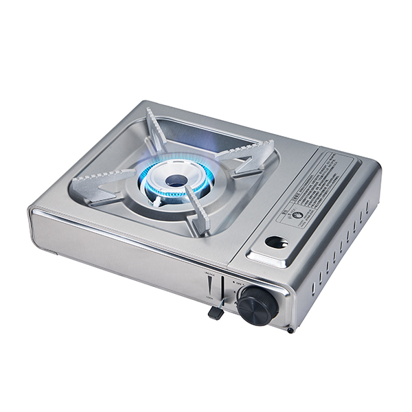 portable butane gas stove 2 burner camping stove high quality cooker use canister RD-GS142