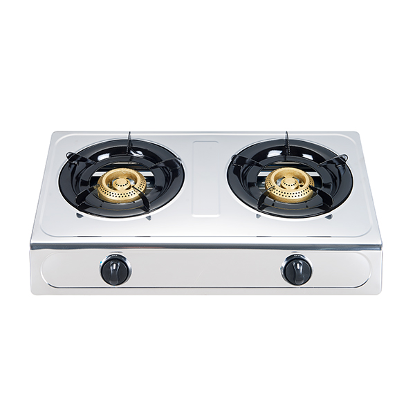 Petite taille 2 brûleurs cuisinière à gaz mini cuisinière à gaz taille compacte brûleur à gaz de table RD-GD444