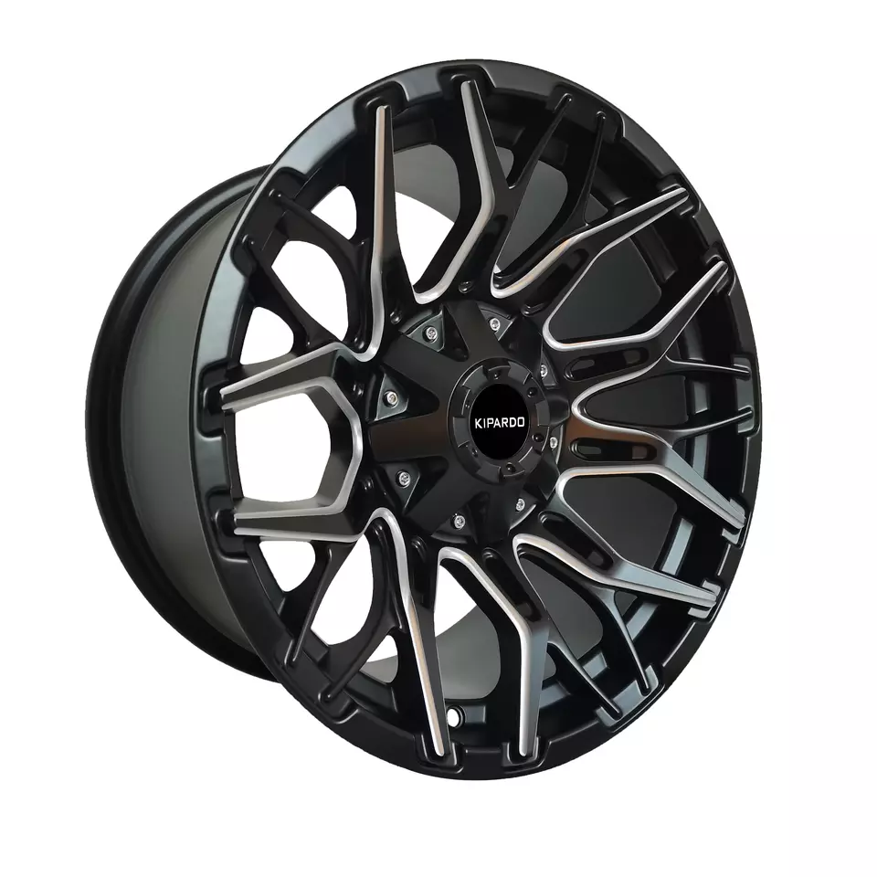 Kipardo 17 18 inch 5 6 hole factory custom casting car aluminum alloy rims 4×4 off road wheels