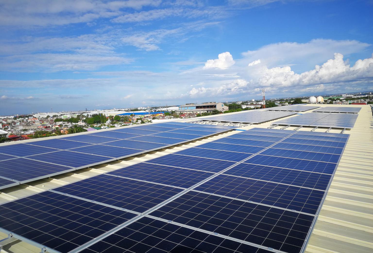 100kw solar roof project in Manila Philippines