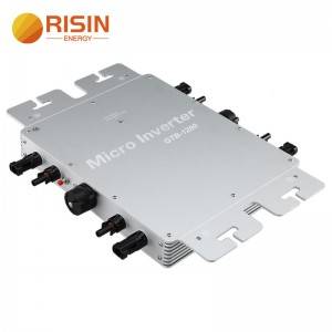 China Cheap price Micro Inverter Solar – 1200W WIFI Micro Inverter Solar Grid Tie Solar Panel Smart Inverter – RISIN