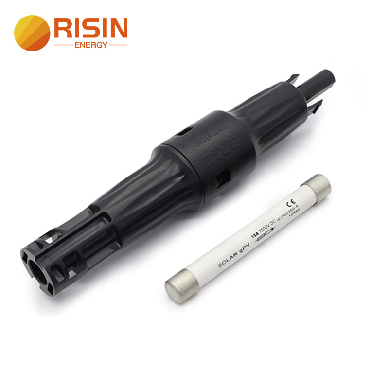 1500V MC4 fusible type Solar Fuse Connector with 10x85mm DC fuse 30A approved by TUV UL CE Featured Image