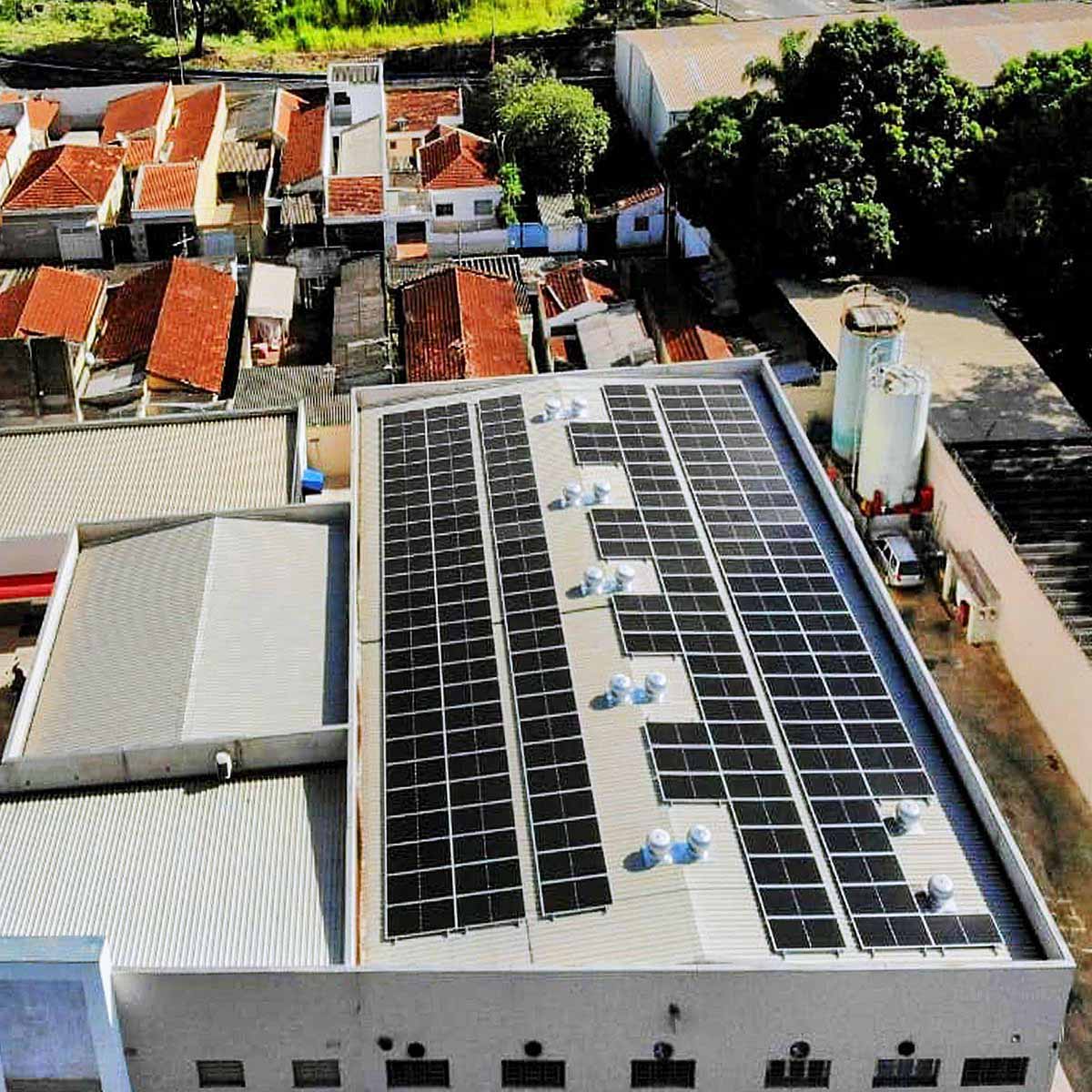 170 PV panels installed on the roof are bringing the total system size to 90.1 kW in Ribeirão Preto-SP, Brazil