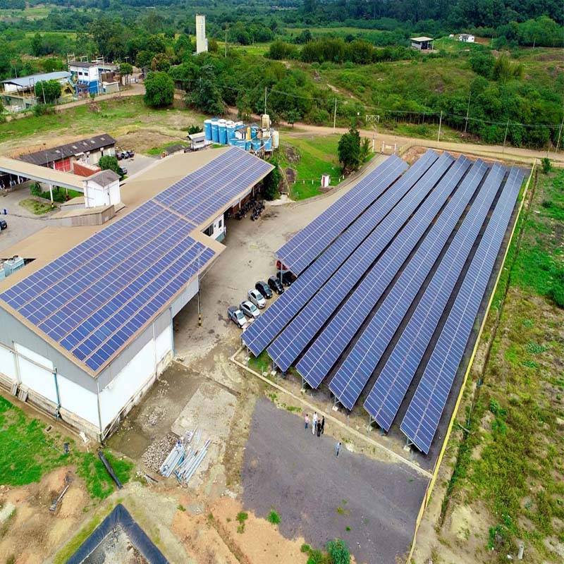 700KW SOLAR PV PROJECT IN BRAZIL FOOD FACTORY