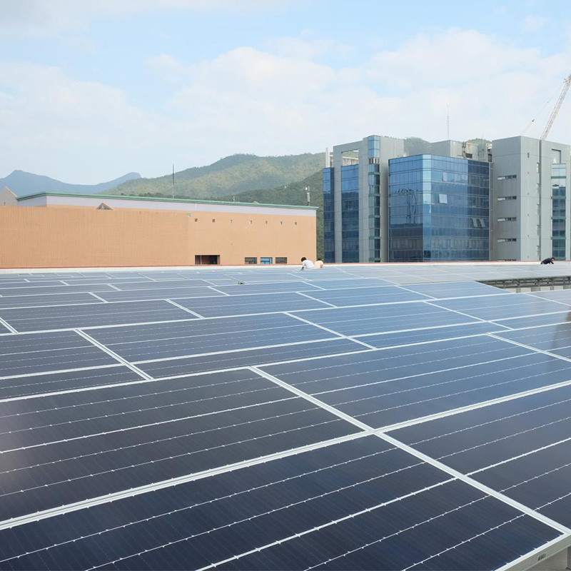 800KW Solar Roof Project built in Hongkong used Solar Power Cable PV1-F 1x6mm2