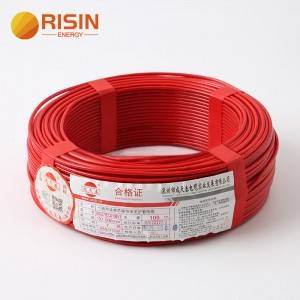 China Factory for 10×38 Solar Fuse - BVR AC Battery Cable PVC Copper 16mm 25mm – RISIN