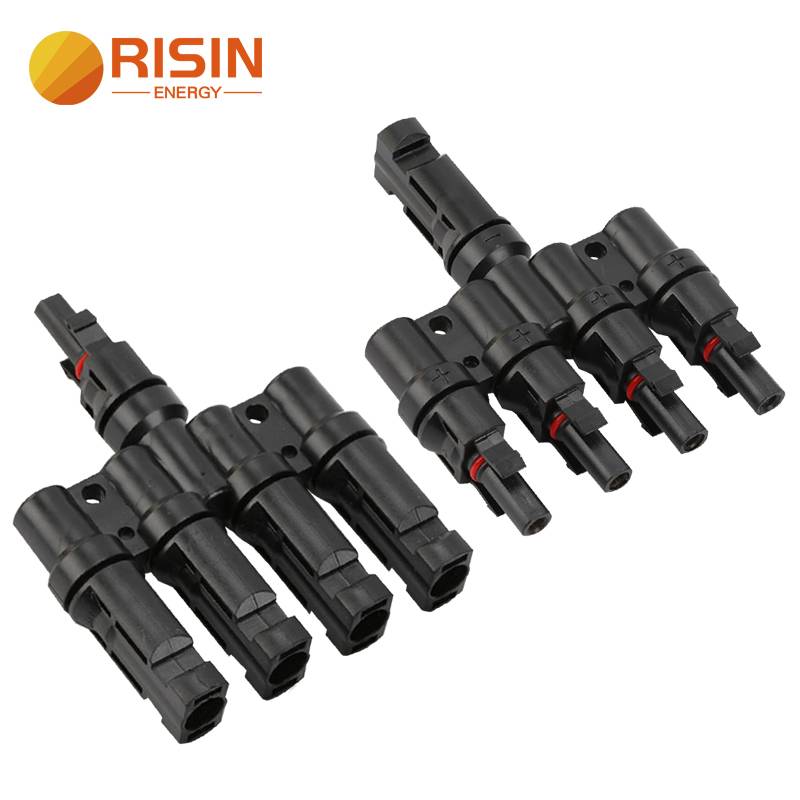 Solar Panel Cable Splitter 1 to 4 T Branch Connectors