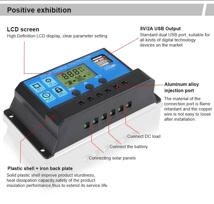 PWM solar charge controller 3