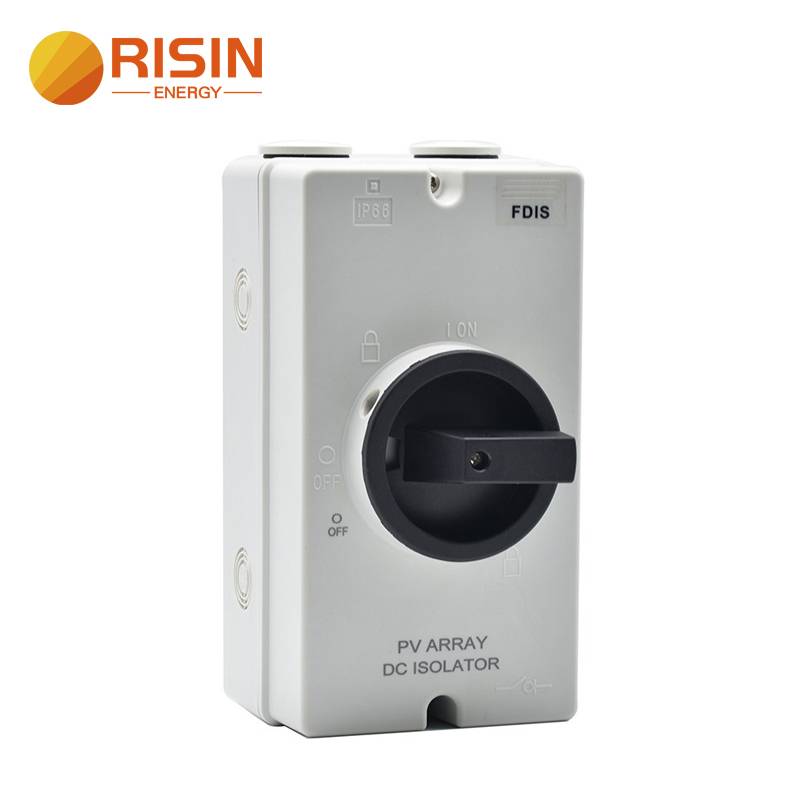 China wholesale Miniature Circuit Breaker - 1000V 32A Waterproof DC Isolator Switch for Solar PV Array – RISIN