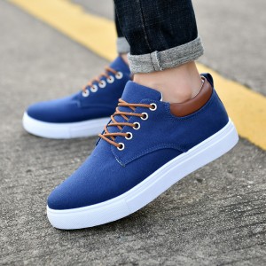 Men’s Black Classic Low Top Shoes Canvas Fashion Sneaker with Soft Insole Causal Dress Shoes for Men Comfortable Walking Shoes