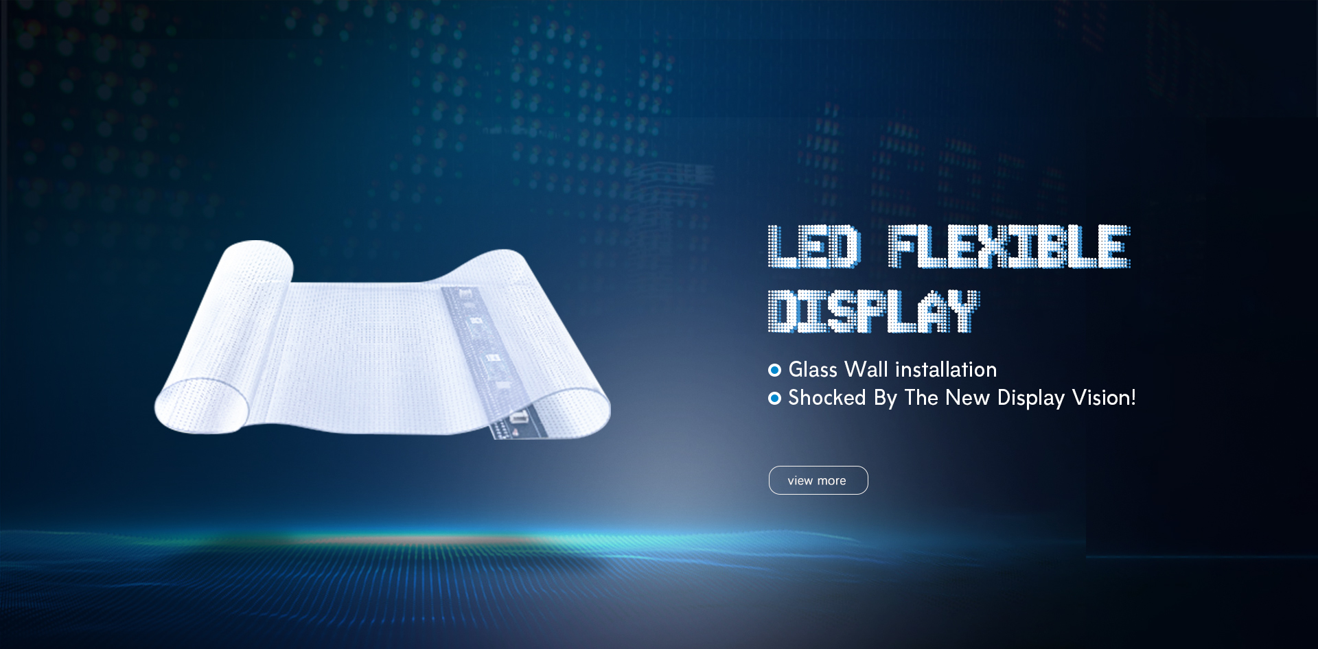 LED Flexible Transparent Film Display