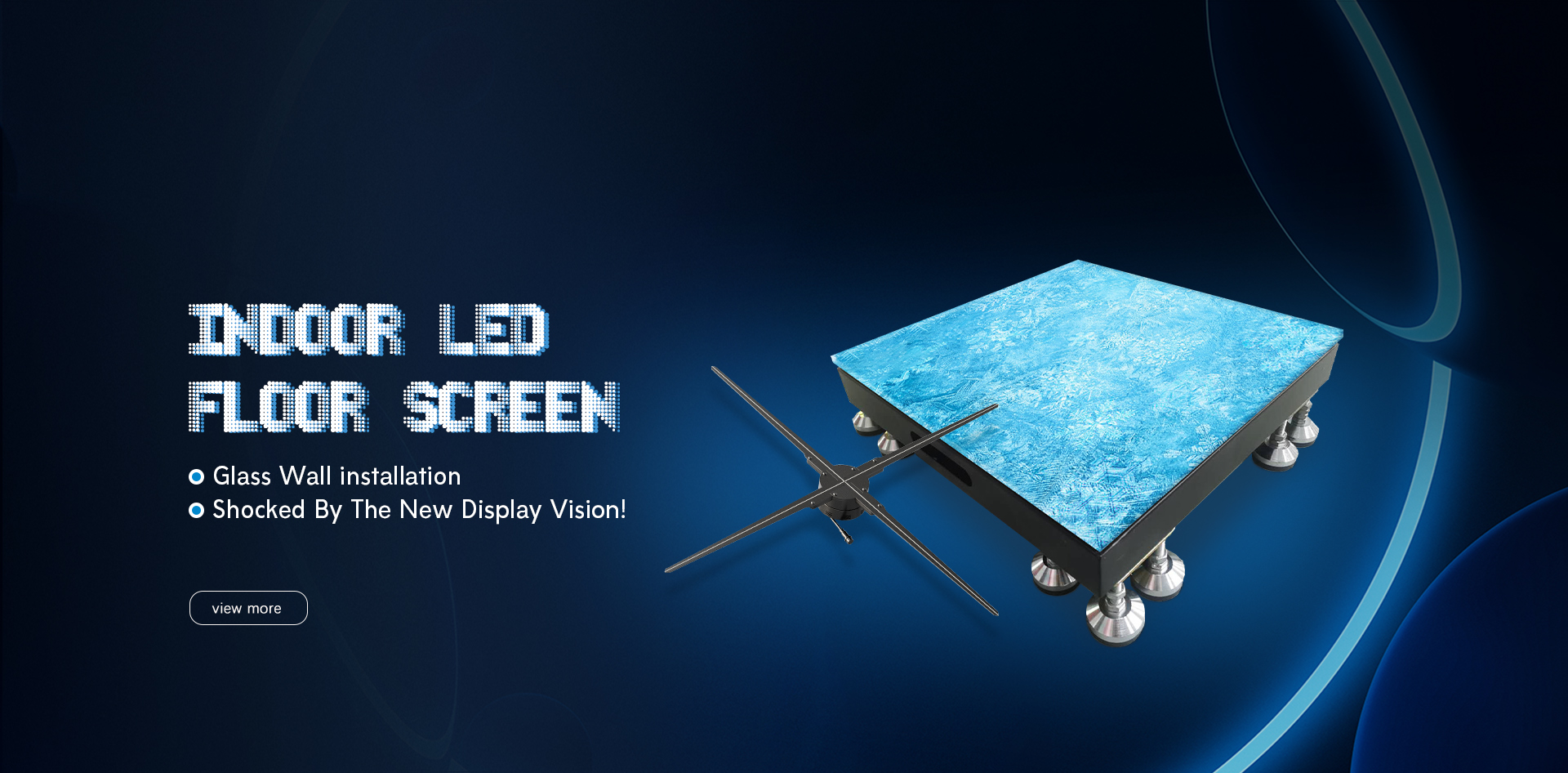 Indoor LED Floor Screen Loading-Bearing Non-Slip Wear-Resistant High Definition High-Brightness