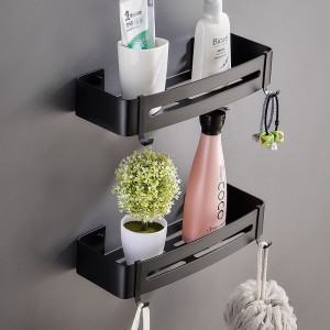 Discount Famous Matt Black Bathroom Accessories Set –  Bathroom Hanging Storage Basket sanitary ware. – Rising Sun