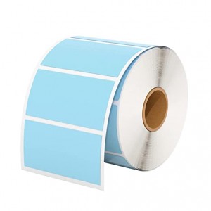 Thermal Perforated Stickers Labels for Barcodes, Address, Self Adhesive Thermal Printer Labels