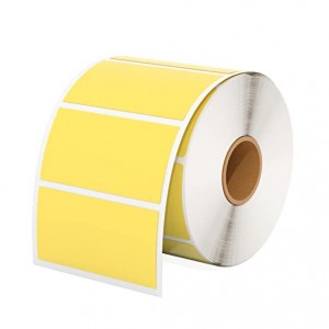 Thermal Perforated Stickers Labels for Barcodes, Address, Self Adhesive Thermal Printer Labels