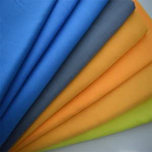 35% cotton 65% polyester dyed fabric