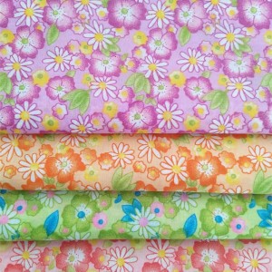 20% cotton 80% polyester printed fabric
