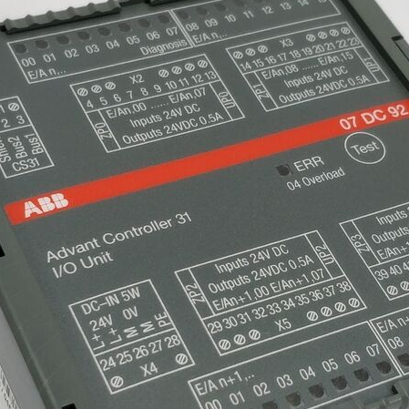 Control System Abb Xvc767ae102 3bhb007209r0102 Company –  ABB 07DC92 GJR5252200R0101 Digit Input/Output module – RuiMingSheng