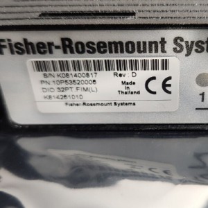 EMERSON FISHER ROSEMOUNT 10P53520006 LOW-SIDE SWITCH DIO 32PT