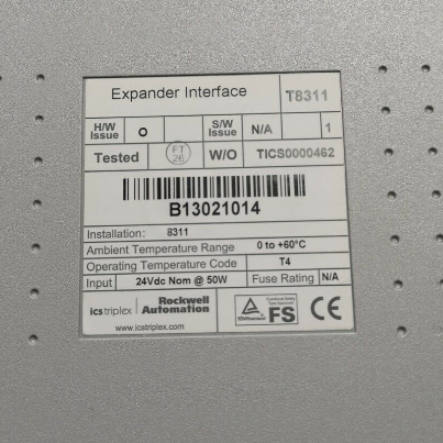 T8830 Supplier - ICS Triplex T8311 Trusted TMR Expander Interface – RuiMingSheng
