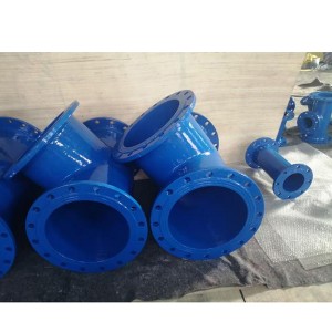 Ductile Iron All Flanged Tee for Water Pipelines
