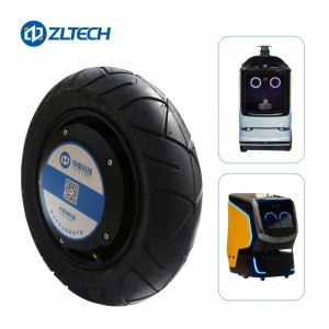 ZLTECH 13 inch wheel motor with pneumatic tire for farm robot