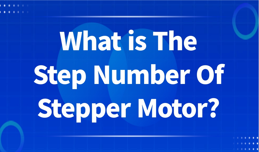 What is the step number of stepper motor?