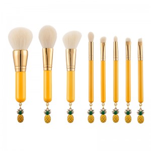 Pineapple Makeup Brush Set