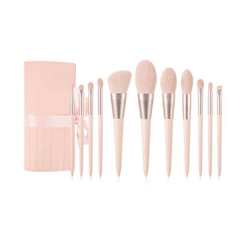 11pcs Pink Color Cosmetics Brush Set Picture 1