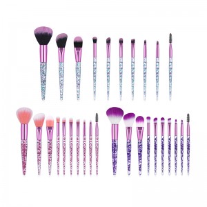 OEM 10 pcs Glitter Makeup Brush Brush Set for Cosmetics