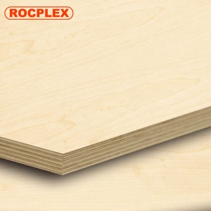IOS Certificate China 4 By 8  12mm Baltic  Birch Plywood Hardwood Core Plywood C/D Grade Carb2 Glue