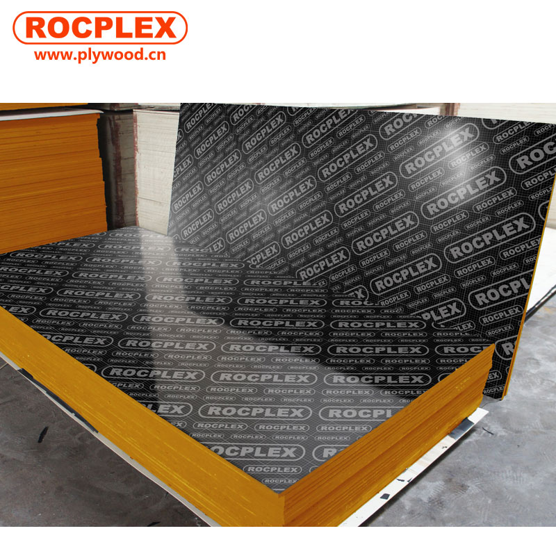 China wholesale Column Formwork Plywood - 12mm ROCPLEX Film Faced Plywood For Construction Use Plywood Board – ROC