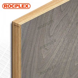 Black Walnut Fancy Plywood Board 2440*1220*18mm ( Common: 3/4 x 8′ x 4′.Decorative Black Walnut Ply )