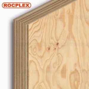 CDX Pine Plywood 2440 x 1220 x 18mm CDX Grade Ply ( Common: 3/4 in. 4 ft. x 8 ft. CDX Project Panel )