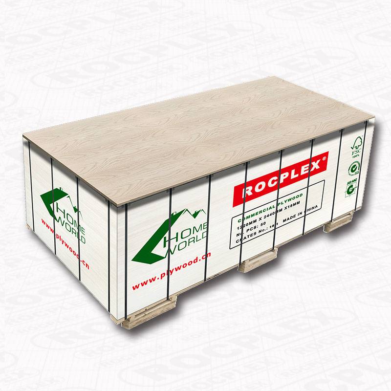 Hot sale Commercial Ply Rates - Oak Plywood 1220mmx2440mm  2.7-21mm – ROC