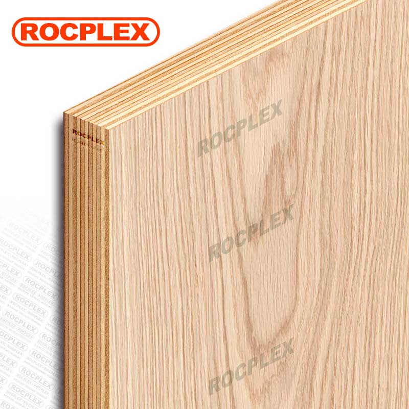 2021 wholesale price Popalr Plywood - Red Oak Fancy Plywood Board 2440*1220*18mm ( Common: 3/4 x 8′ x 4′.Decorative Red Oak Ply ) – ROC