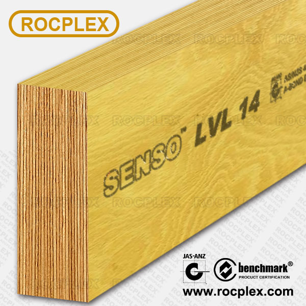 2021 China New Design Glue Laminated Beam Cost - SENSO Frame 200 X 35mm F17 LVL H2S Treated Structural LVL Engineered Wood Beams E14 – ROC