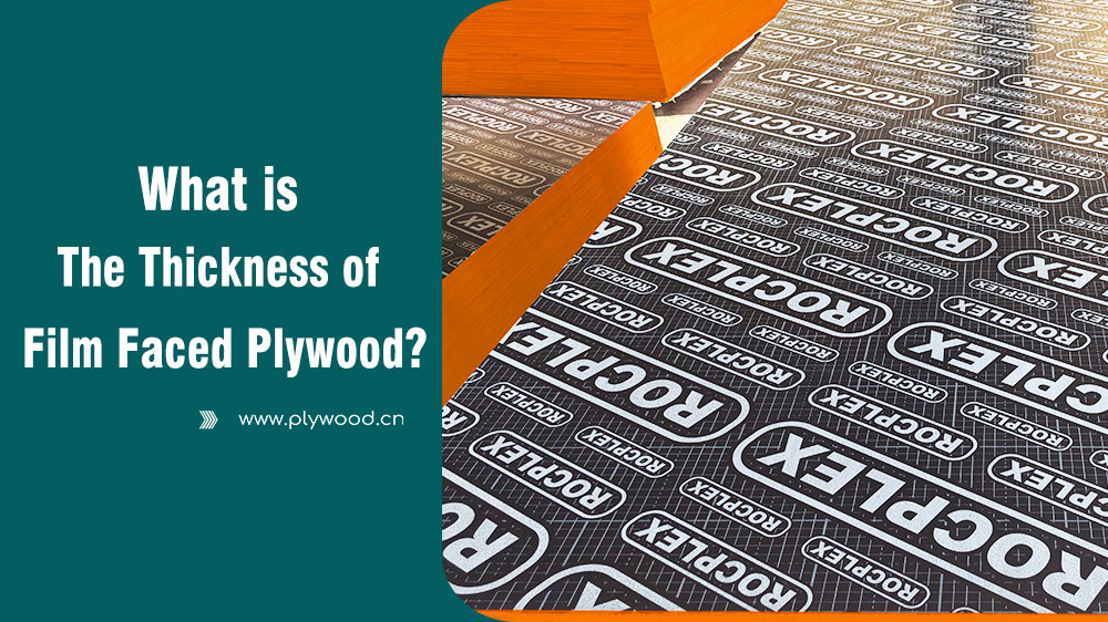 What is the thickness of film faced plywood?