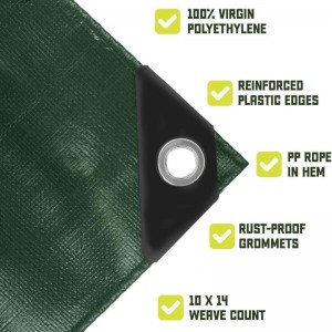 Cheap PriceList for 50GSM-280GSM HDPE Polyethylene Heavy Duty Plastic Sheet Cover PE Tarpaulin