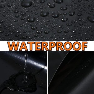 China China PE Waterproof Tarpaulin Manufacturer –  Tarps Heavy Duty Waterproof 16x26ft Tarpaulin Multipurpose Tarps Covers 5*8 Meters 16Mil Black  – Roc Tarp