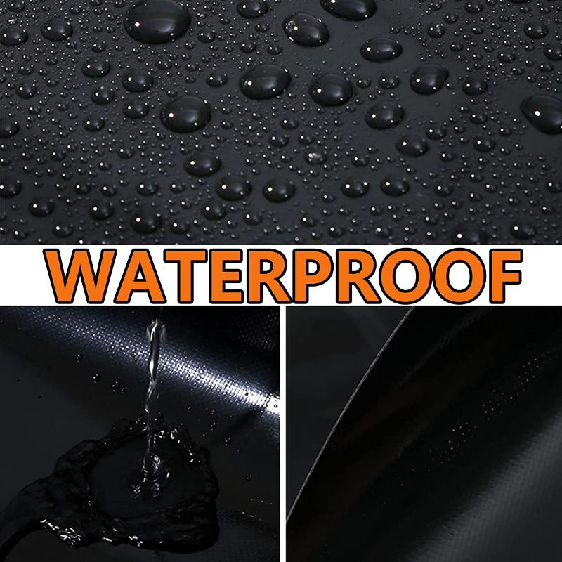 Tarps Heavy Duty Waterproof 16x26ft Tarpaulin Multipurpose Tarps Covers 5*8 Meters 16Mil Black Featured Image